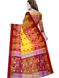 Pradip Fabrics Woven Tant Silk Blend Saree