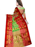 Pradip Fabrics Woven Tant Silk Blend Saree