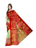 Pradip Fabrics Woven Tant Silk Blend Saree