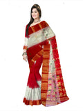 Pradip Fabrics Woven Tant Silk Blend Saree