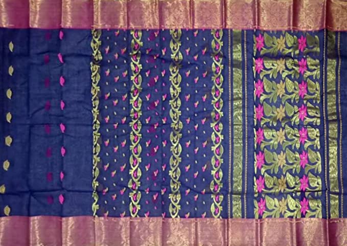 Pradip Fabrics Woven Tant Pure Cotton Saree