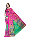 Pradip Fabrics Woven Tant Silk Blend Saree