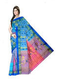 Pradip Fabrics Woven Tant Silk Blend Saree