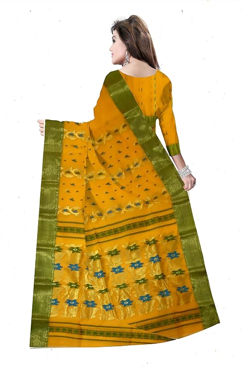 Pradip Fabrics Woven Tant Pure Cotton Saree