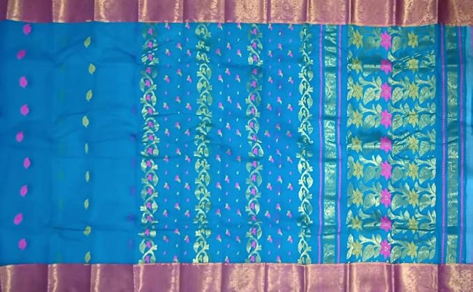 Pradip Fabrics Woven Tant Pure Cotton Saree