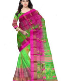 Pradip Fabrics Woven Tant Silk Blend Saree