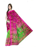 Pradip Fabrics Woven Tant Silk Blend Saree
