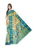 Pradip Fabrics Woven Tant Tussar Silk Saree