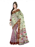 Pradip Fabrics Woven Tant Tussar Silk Saree