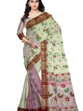 Pradip Fabrics Woven Tant Tussar Silk Saree