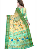 Pradip Fabrics Woven Tant Tussar Silk Saree