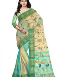 Pradip Fabrics Woven Tant Tussar Silk Saree