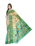 Pradip Fabrics Woven Tant Tussar Silk Saree