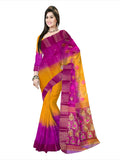 Pradip Fabrics Woven Tant Silk Blend Saree