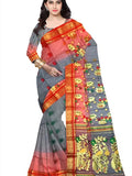 Pradip Fabrics Woven Tant Silk Blend Saree