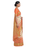 Pradip Fabrics Woven Tant Silk Blend Saree