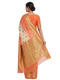 Pradip Fabrics Woven Tant Silk Blend Saree