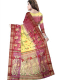 Pradip Fabrics Woven Tant Silk Blend Saree