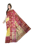 Pradip Fabrics Woven Tant Silk Blend Saree