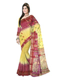 Pradip Fabrics Woven Tant Silk Blend Saree