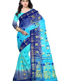 Pradip Fabrics Woven Tant Silk Blend Saree