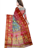 Pradip Fabrics Woven Tant Silk Blend Saree