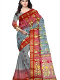 Pradip Fabrics Woven Tant Silk Blend Saree