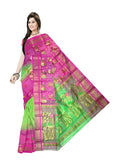 Pradip Fabrics Woven Tant Silk Blend Saree