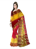 Pradip Fabrics Woven Tant Silk Blend Saree 