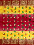 Pradip Fabrics Woven Tant Silk Blend Saree 