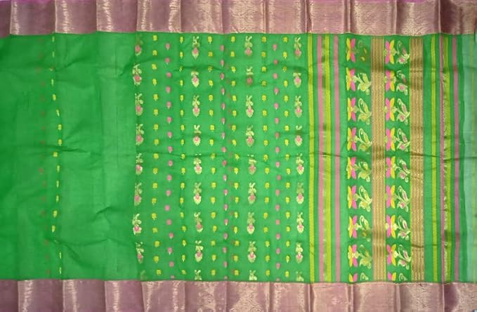 Pradip Fabrics Woven Tant Pure Cotton Saree 
