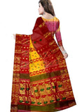 Pradip Fabrics Woven Tant Silk Blend Saree