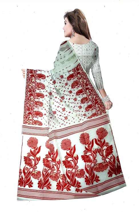 Pradip Fabrics Woven Tant Cotton Silk Saree
