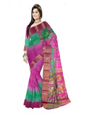 Pradip Fabrics Woven Tant Silk Blend Saree