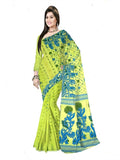 Pradip Fabrics Woven Tant Cotton Silk Saree
