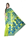 Pradip Fabrics Woven Tant Cotton Silk Saree