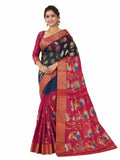 Pradip Fabrics Woven Bollywood Silk Blend Saree 