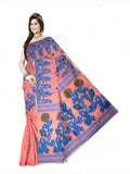 Pradip Fabrics Woven Tant Cotton Silk Saree