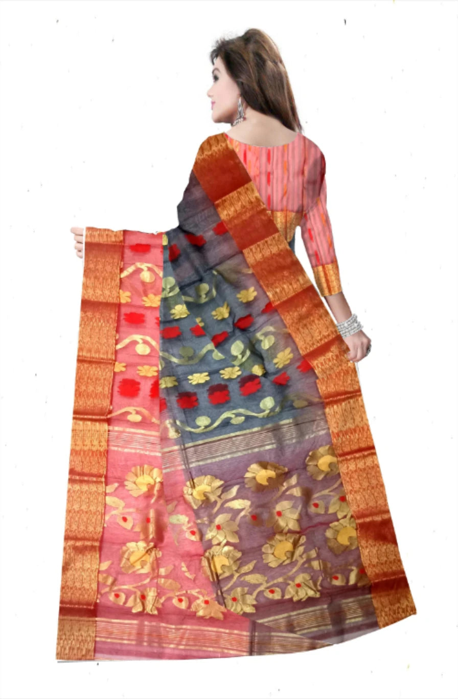Pradip Fabrics Woven Bollywood Silk Blend Saree 