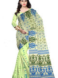 Pradip Fabrics Self Design Tant Cotton Silk Saree