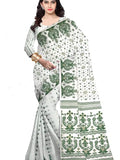 Pradip Fabrics Self Design Tant Cotton Silk Saree