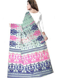 Pradip Fabrics Self Design Tant Cotton Silk Saree