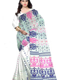 Pradip Fabrics Self Design Tant Cotton Silk Saree