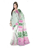 Pradip Fabrics Self Design Tant Cotton Silk Saree