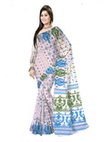 Pradip Fabrics Self Design Tant Cotton Silk Saree