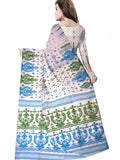 Pradip Fabrics Self Design Tant Cotton Silk Saree