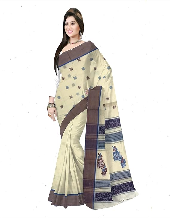 Pradip Fabrics Woven Tant Pure Cotton Saree
