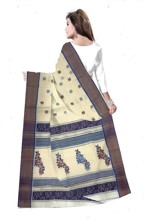 Pradip Fabrics Woven Tant Pure Cotton Saree