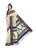Pradip Fabrics Woven Tant Pure Cotton Saree
