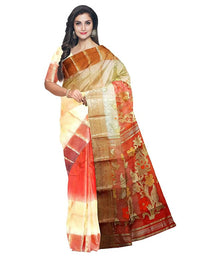 Pradip Fabrics Premium Tant Silk Saree for Women